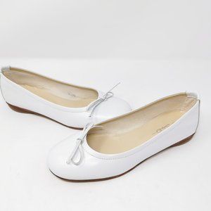 Elizabeth Stuart White Ballet Flats